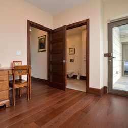 Bright Space & Distressed Floors - Hardwood Flooring