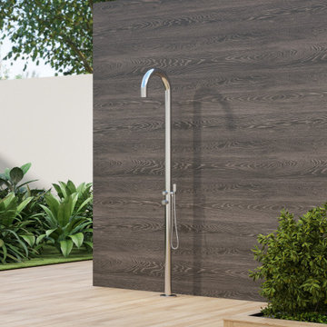 OUTDOOR SHOWER W. RAIN HEAD & SHOWER WAND - PS PH-9020