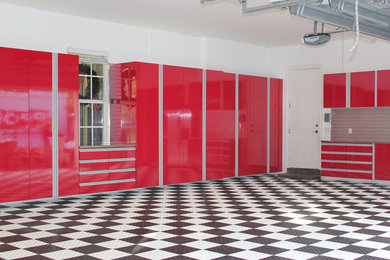 Inspiration for a contemporary shed remodel in Miami