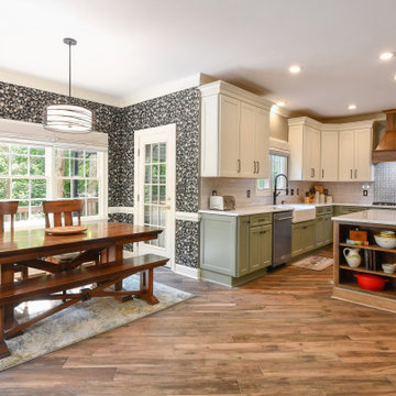 Transitional Three-finish Kitchen Remodel Williamsburg, VA