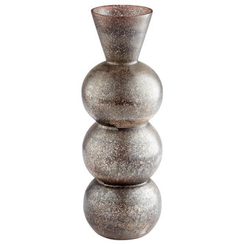 Cyan Ravine Vase 10675, Zinc