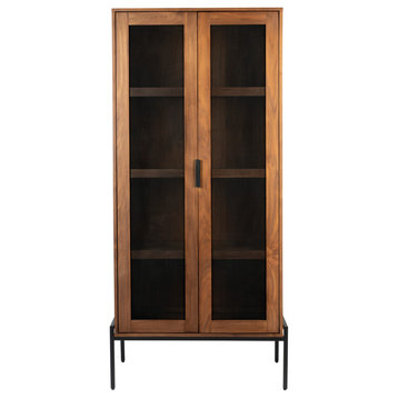 Natural Wood 2-Door Cabinet | Zuiver Hardy