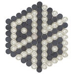 Unique Design Solutions - Designer Diamond Imagination Mosaic, Set of 4, Oldham - .45 sq ft/sheet  Sold in sets of 4