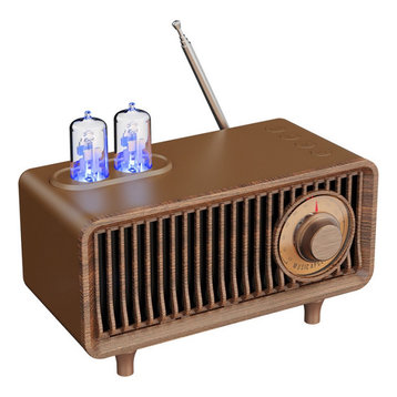 Vintage Bluetooth Speaker, Gold