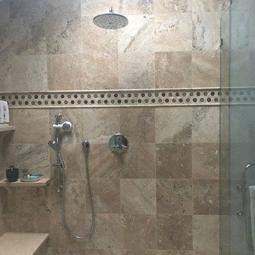Walk in Shower Master Bathroom Remodel