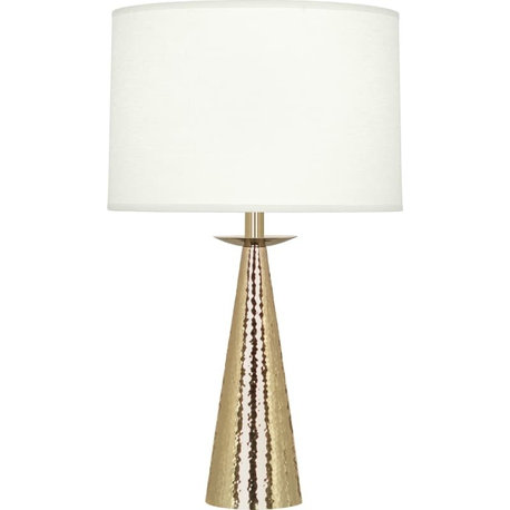 Robert Abbey Dal Tapered AL Dal 23" Column Table Lamp - Modern Brass