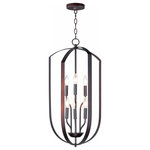 Maxim Lighting - Maxim Lighting 10039OI Provident - 6 Light Chandelier - Offered in a variety of shapes and sizes, the ProvProvident 6 Light Ch Oil Rubbed Bronze *UL Approved: YES Energy Star Qualified: n/a ADA Certified: n/a  *Number of Lights: Lamp: 6-*Wattage:60w E12 Candelabra Base bulb(s) *Bulb Included:No *Bulb Type:E12 Candelabra Base *Finish Type:Oil Rubbed Bronze