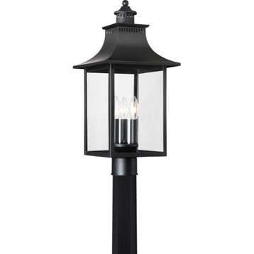 Quoizel CCR9010K Chancellor 3 Light Outdoor Lantern - Mystic Black
