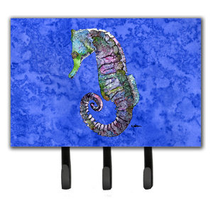 Seahorse Leash Key Holder Beach Style Wall Hooks By The Store