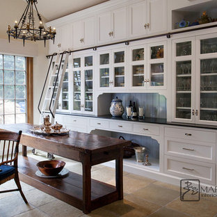 75 Beautiful Slate Floor Kitchen With Soapstone Countertops