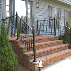 r018 Custom Iron Railings - Home Fencing And Gates