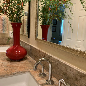 CUSTOM FRAMED MIRRORS W/1" BEVEL BLEND PERFECTLY