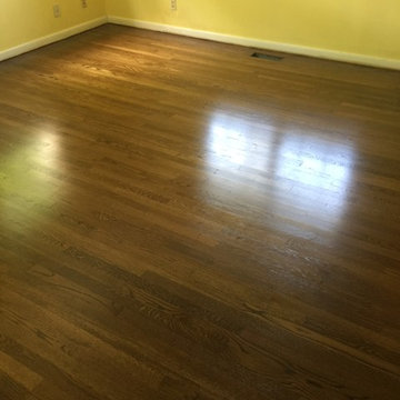 Hardwood Refinish with darker stain color