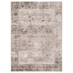 Amer Rugs - Cambridge Area Rug, Gray, 2'x3'3", Bordered - Jazz up your living room, dining room or bedroom with this stunning area rug. Featuring a subtle metallic sheen that shimmers in the sunlight, this area rug is an eye-catching accent to your space. This gorgeous, soft rug is crafted in Turkey of durable shrink polyester, giving a high-low textured feel. Transitional designs in a range of colors and patterns will suit any  type of home decor.
