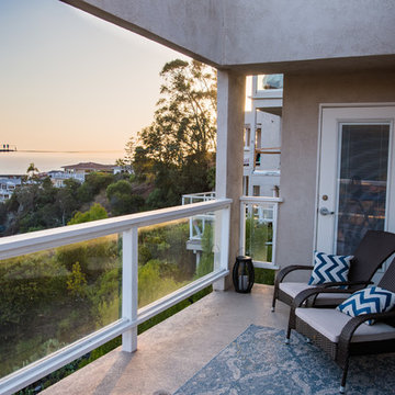 Staged Modern Condo in Laguna Beach