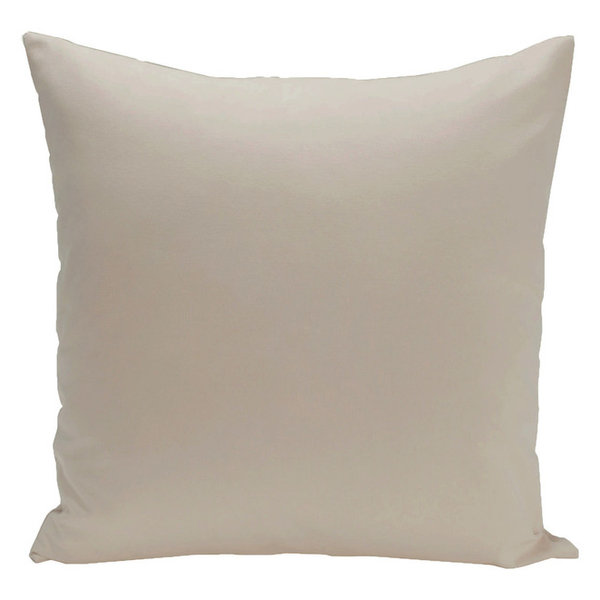 White 16 x 16 inch Monogram Print White Monogram C Throw Pillow 16x16