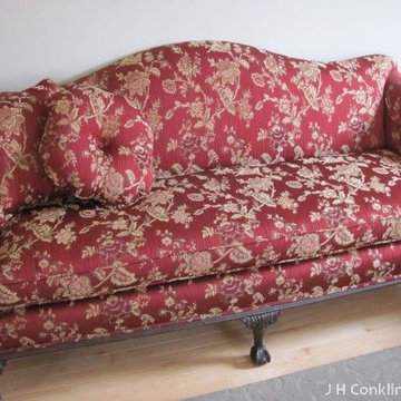 Traditional Camel Back Sofa