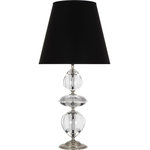 Robert Abbey - Robert Abbey S260B Williamsburg Orlando - One Light Table Lamp - Williamsburg Silver  6.13 x 1.25Williamsburg Orlando Polished Nickel Shan *UL Approved: YES Energy Star Qualified: n/a ADA Certified: n/a  *Number of Lights: Lamp: 1-*Wattage:150w A bulb(s) *Bulb Included:No *Bulb Type:A *Finish Type:Polished Nickel