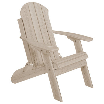 Adirondack Chair With Cupholder, Birchwood, Without Smart Phone Holder