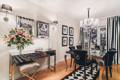 Inspiration for a timeless dining room remodel in Other