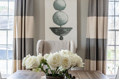 Dining room - cottage dining room idea in Atlanta
