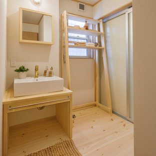 他の地域の北欧スタイルのおしゃれなランドリールームの写真