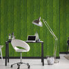 Textured Wallpaper Bamboo Trees, 959361, Blue Green Turquoise, Sample