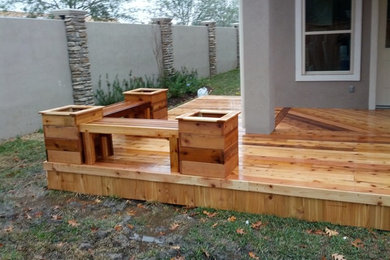 Natural Cedar deck
