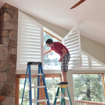 "Specialty Shaped" Plantation Shutter applications