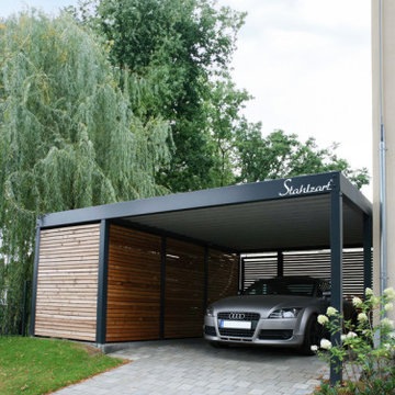 Revolutionieren Sie Ihr Zuhause mit einem Einzelcarport von Stahlzart