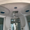 Whirlpool Corner Bathtub Shower 59.05" x 59.05" with Heater - Montecarlo