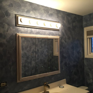Bathroom Faux Finish - After