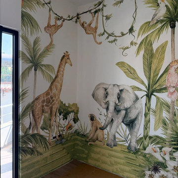 Nursery wallpaper installation McKinney, TX