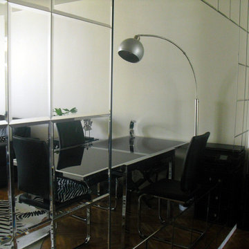 Salon 19 m² – Allure smoking noir & blanc