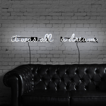 Oliver Gal 2-Piece "It Was All a Dream" Neon Sign Set