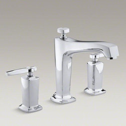 KOHLER Polished Chrome Margaux&reg; Deck-mount Bath Faucet Trim for High-flow Valve - Bathroom Faucets And Showerheads
