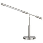 Cal - Cal BO-2967DK Auray - 25.5 Inch 10W LED Desk lamp - Refresh your space with this modern metal LED deskAuray 25.5 Inch 10W  Brushed Steel *UL Approved: YES Energy Star Qualified: n/a ADA Certified: n/a  *Number of Lights:   *Bulb Included:Yes *Bulb Type:Integrated LED *Finish Type:Brushed Steel