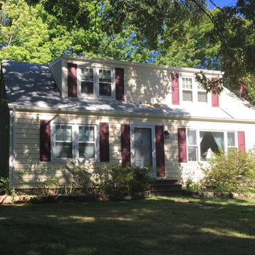 Northport Siding - Adobe Cream Shakes with new Windows