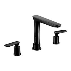 Huelva Dual Handle ORB Bathroom Sink Faucet - Bathroom Sink Faucets