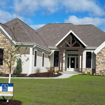 Traditional Craftsman Ranch Plan #65918