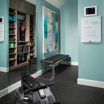 Bright Energized Home Gym