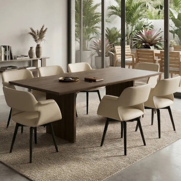 Creme Leather & Master Walnut