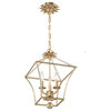 Broche 3-Light Antique Gold Lantern