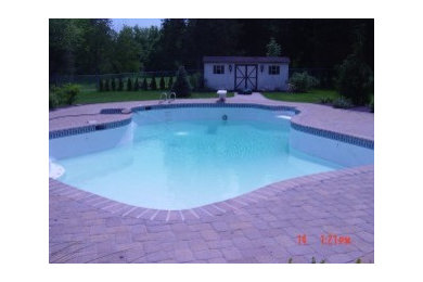 completed swimming pools in Central New Jersey