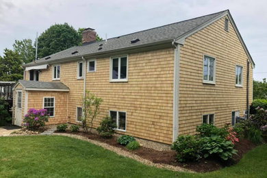 Example of an exterior home design in Boston