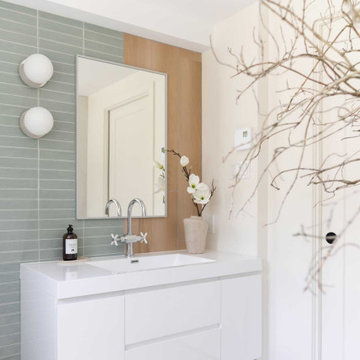 The serene bathroom