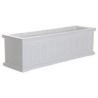 Cape Cod Window Box, 3' White