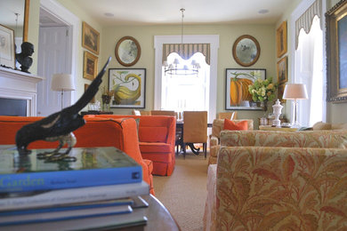 Inspiration for a timeless living room remodel in Little Rock