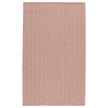 Jaipur Living Topsail Indoor/ Outdoor Striped Area Rug, Rose/Taupe, 2'x3'