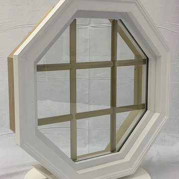 VINYL FIXED OCTAGON WINDOW